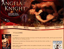 Tablet Screenshot of angelasknights.com